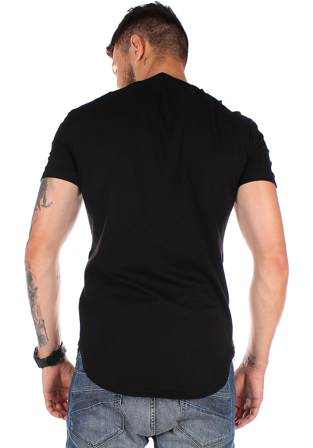 Men’s T-Shirt Holey — Black