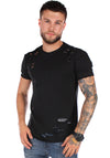 Men’s T-Shirt Holey — Black