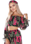 Women’s Lira Valentino Summer 3-Piece Set Pink Camo