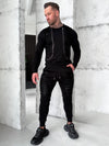 Men’s Tracksuit Destroy Leather – Black Slash Detail