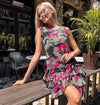 Women’s Bella Ruffle Sundress Vale Camo