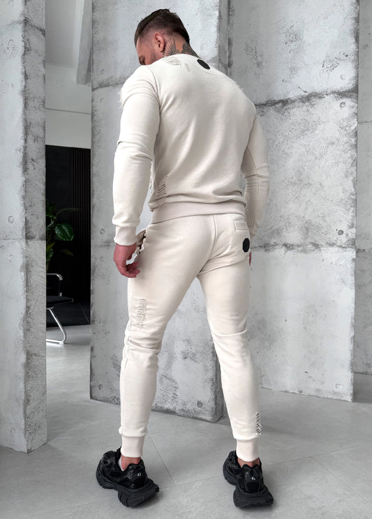 Men’s Tracksuit Aged – Cream