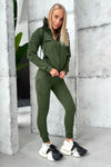 Women’s Knit Relief Tracksuit Green – Relief