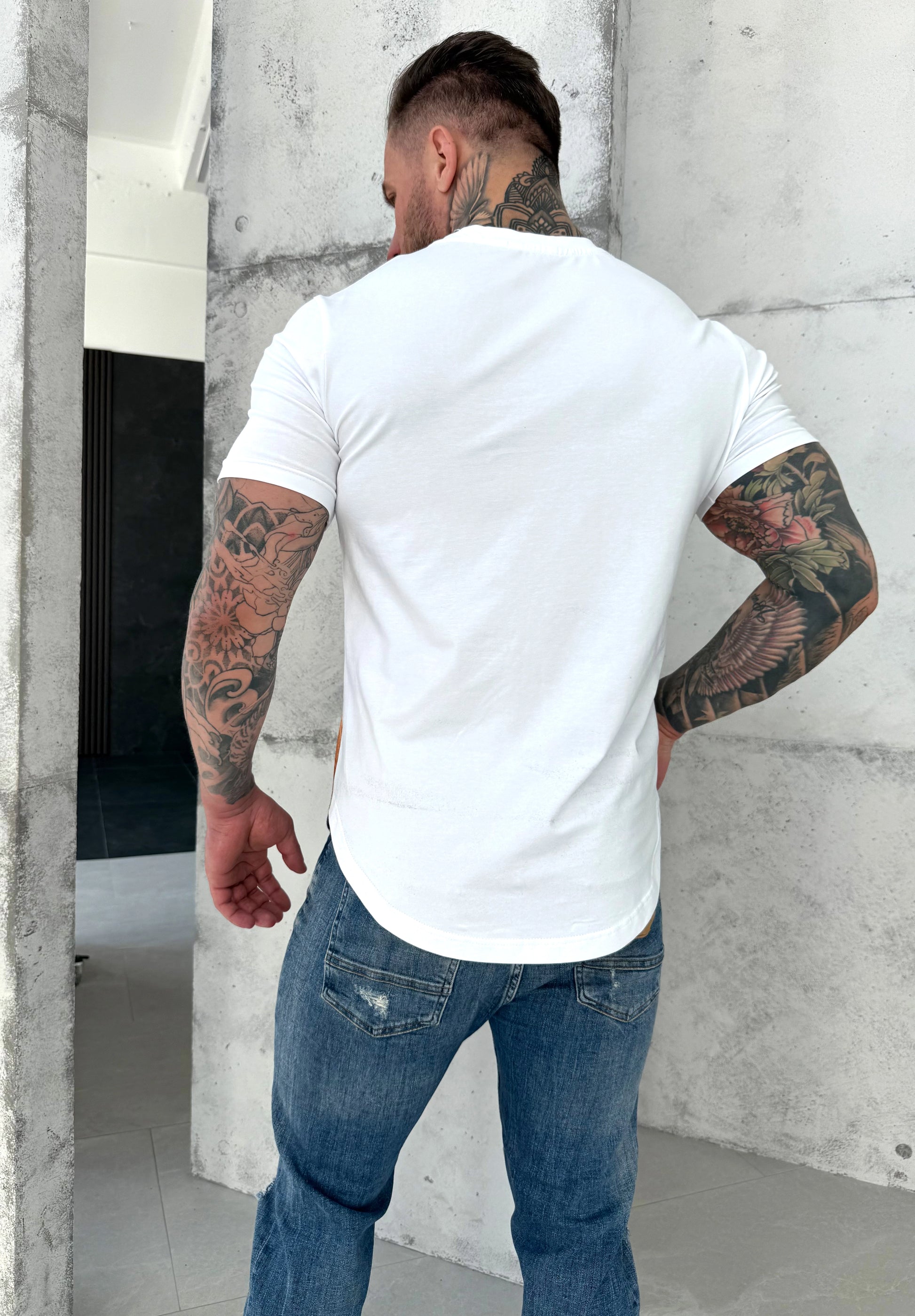 Men’s T-Shirt Bear & Girl — White