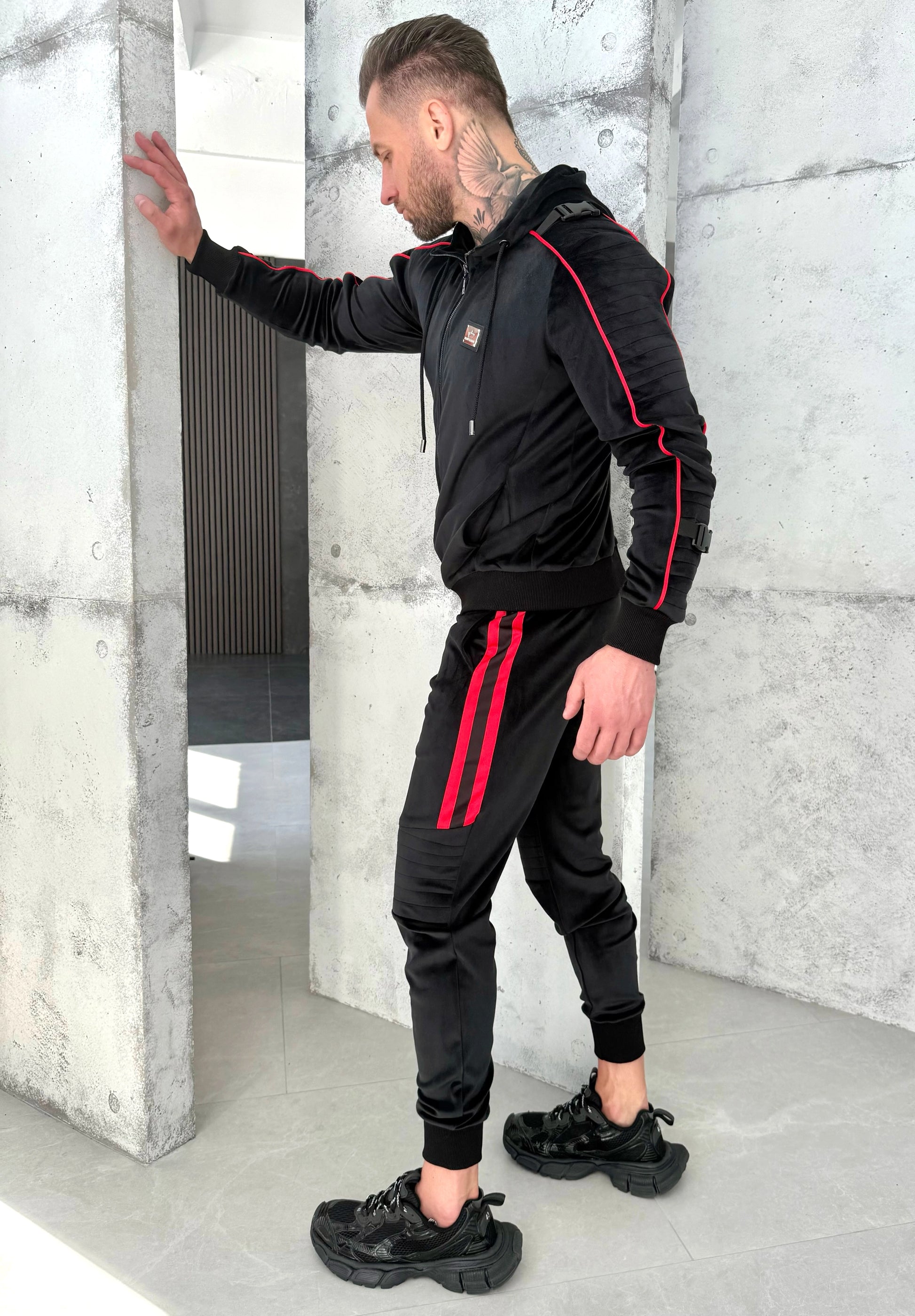 Men’s Tracksuit Tiesto – Black Velour