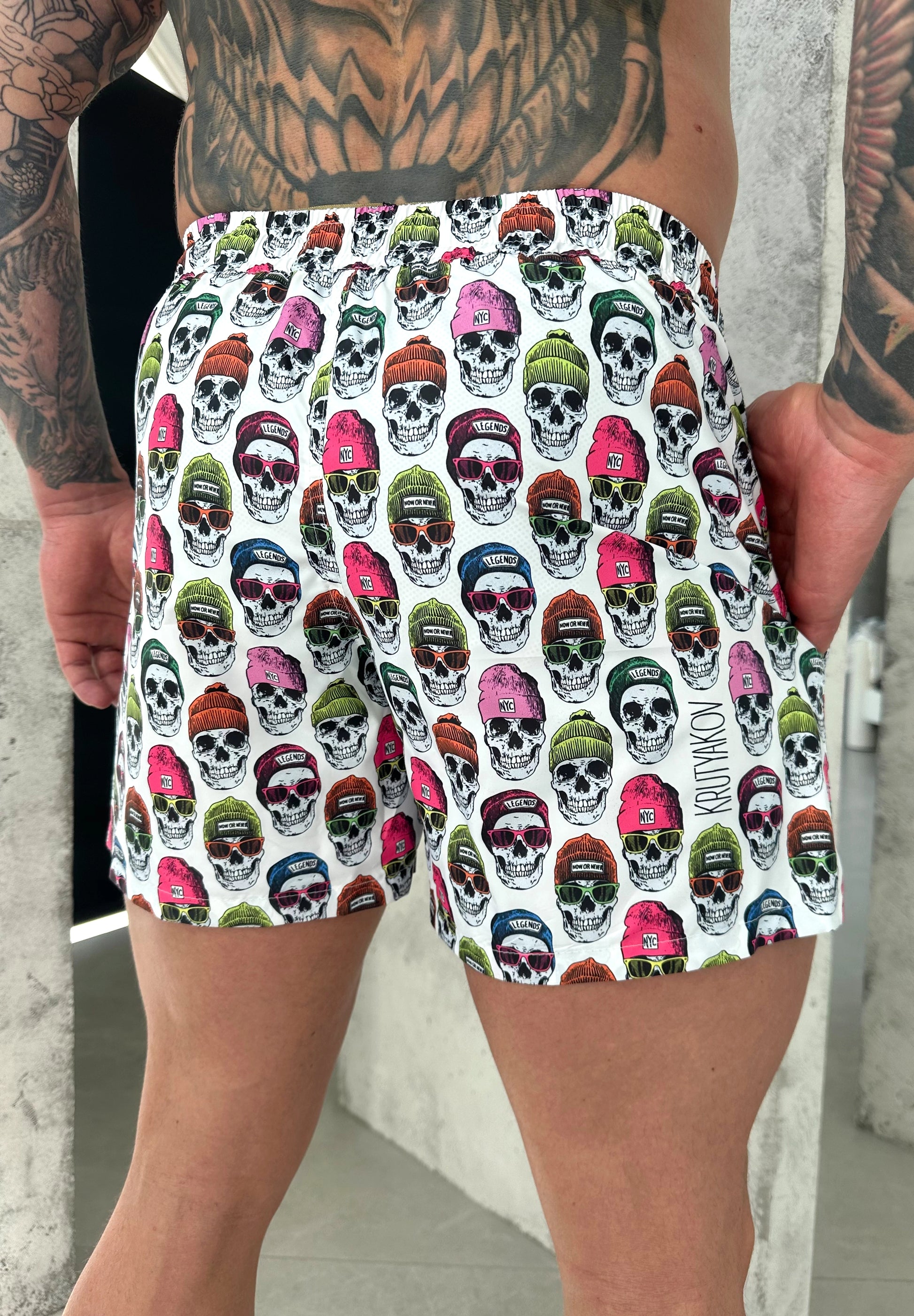 Men’s Swimshorts New York Legends – White