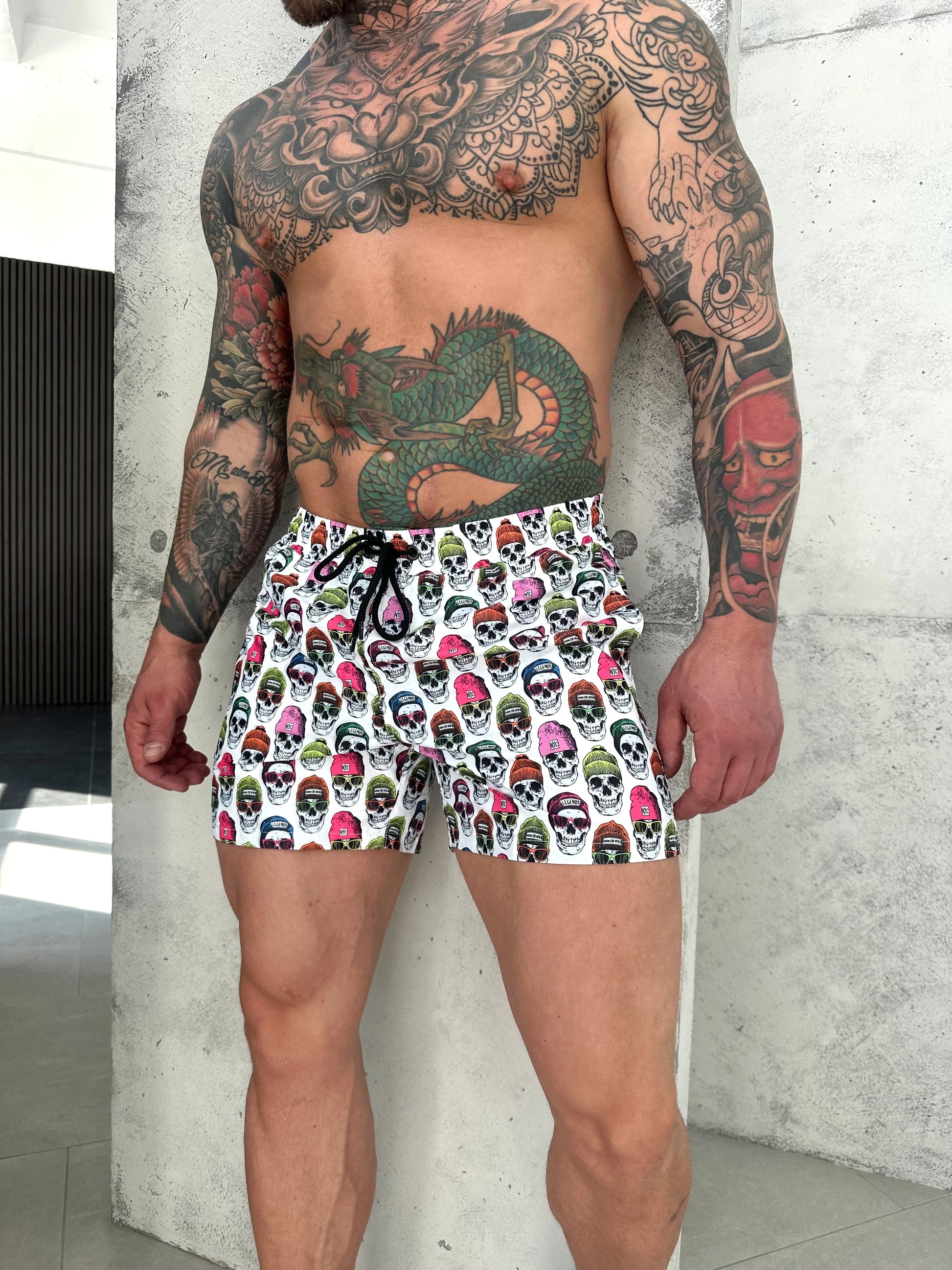 Men’s Swimshorts New York Legends – White