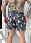 Men’s Swimshorts Scuba Dogs – Grey Camo