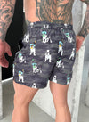 Men’s Swimshorts Scuba Dogs – Grey Camo