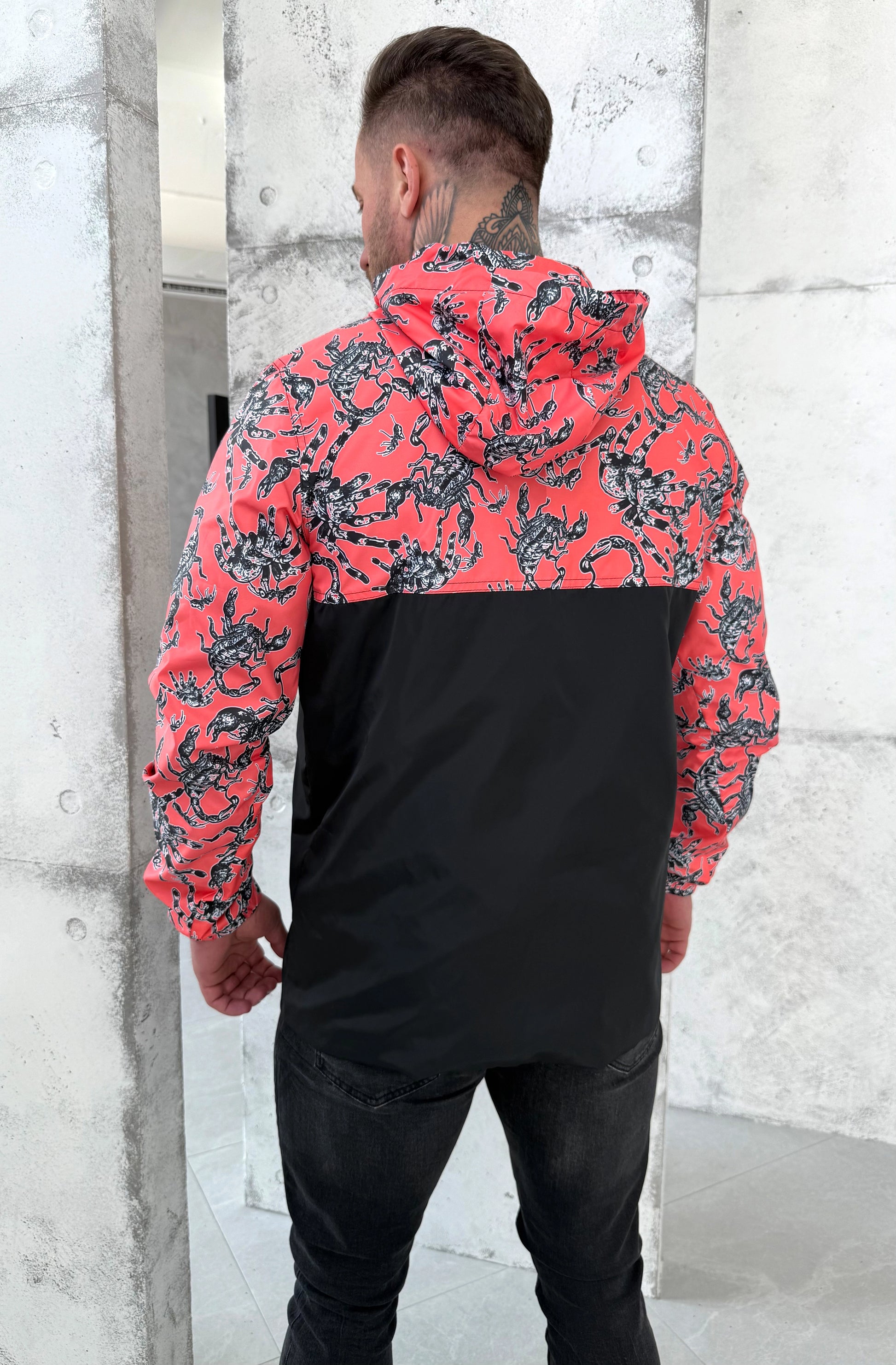 Men’s Windbreaker Scorpions — Red/Black
