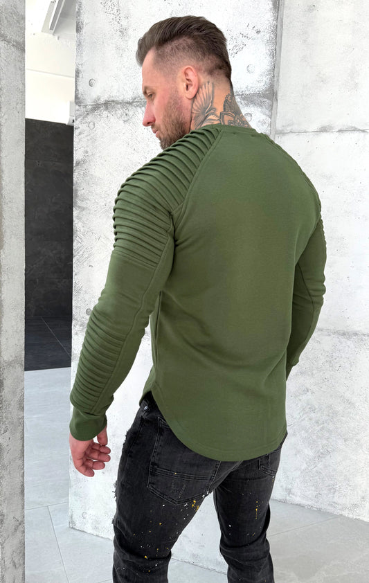 Men’s Sweatshirt Relief 2 — Khaki