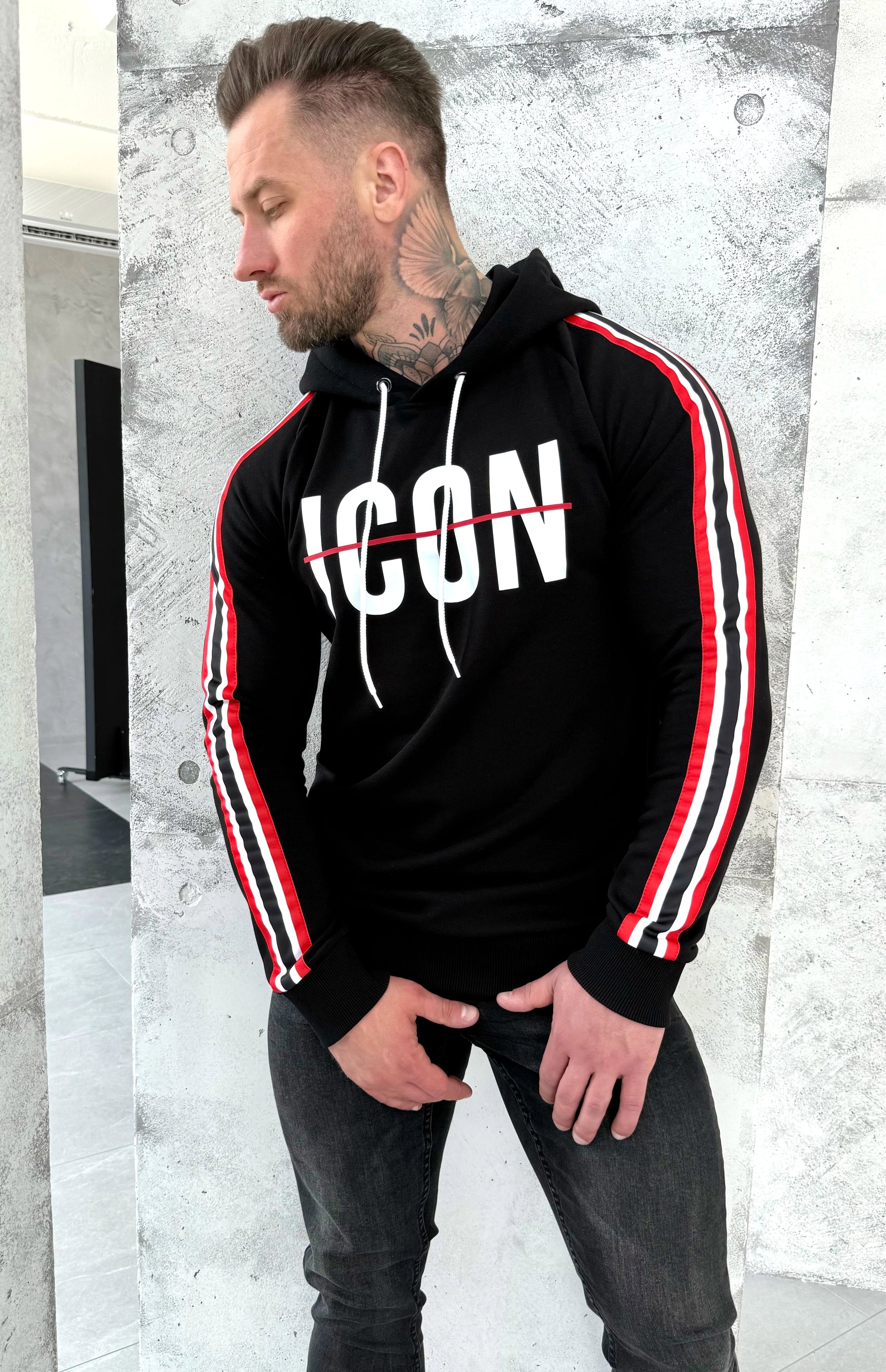 Men’s Hoodie Icon — Black