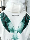 Men’s Hoodie Bird Normal — White