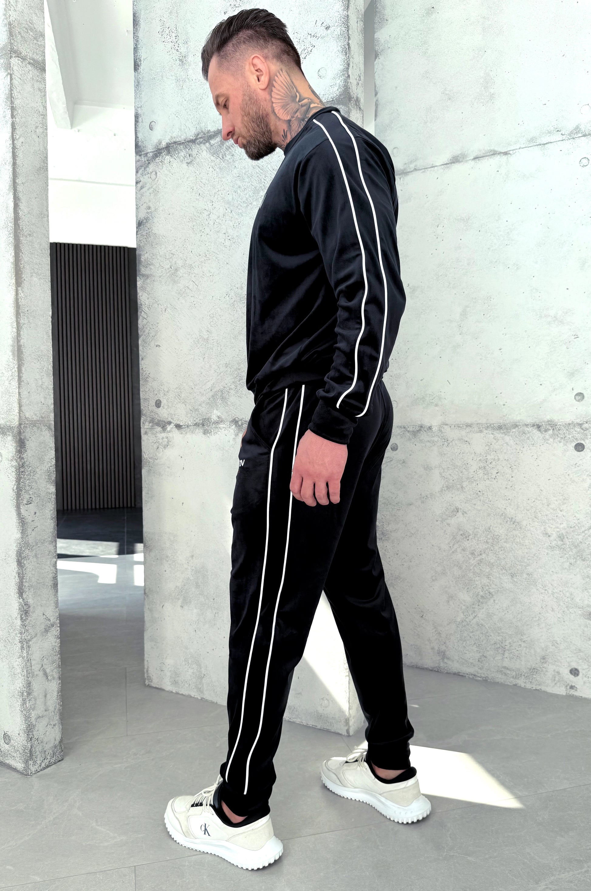 Men’s Tracksuit Maxim – Velour Black