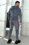 Men’s Tracksuit Relief Velour – Graphite