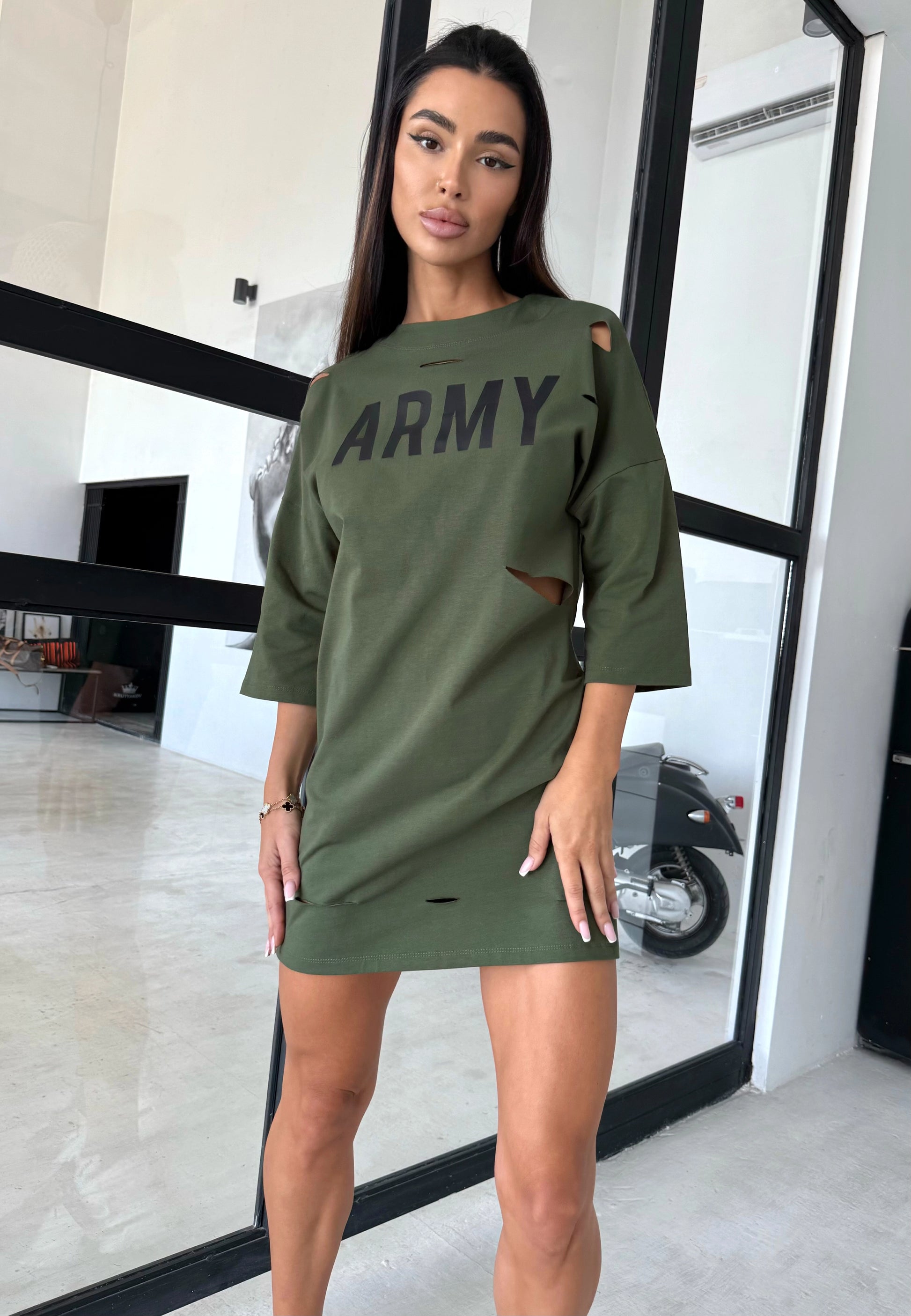 Women’s Dress Army Khaki