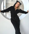 Women’s Fleece Jumpsuit Flow Black
