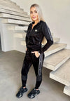 Women’s Velour Tracksuit – Velurex Black