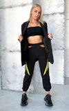 Women’s Jogger Blazer Suit Alice Neon Black