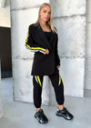 Women’s Jogger Blazer Suit Alice Neon Black