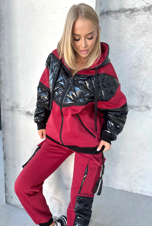 Women’s Warm Tracksuit – Salma Red