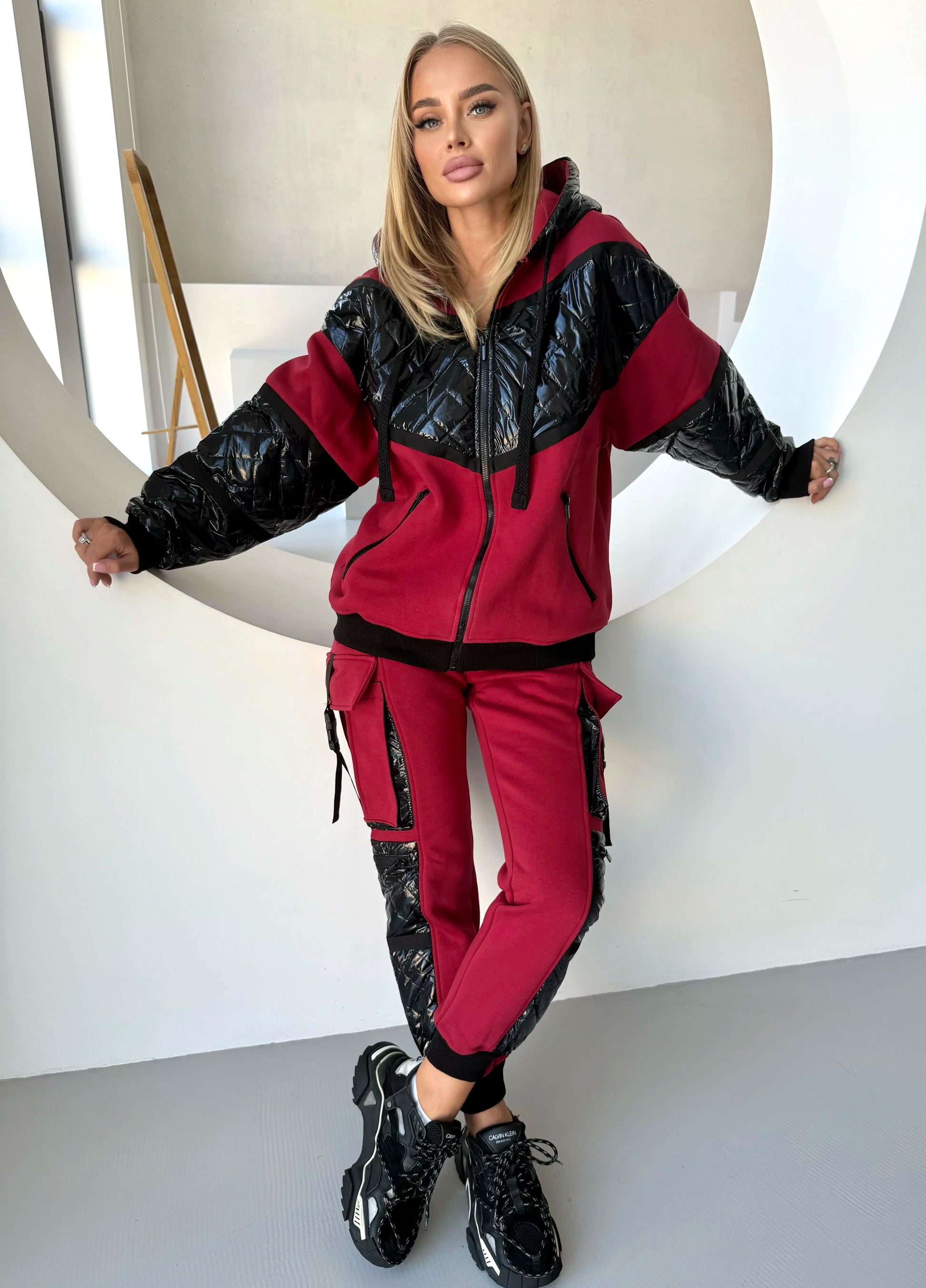 Women’s Warm Tracksuit – Salma Red