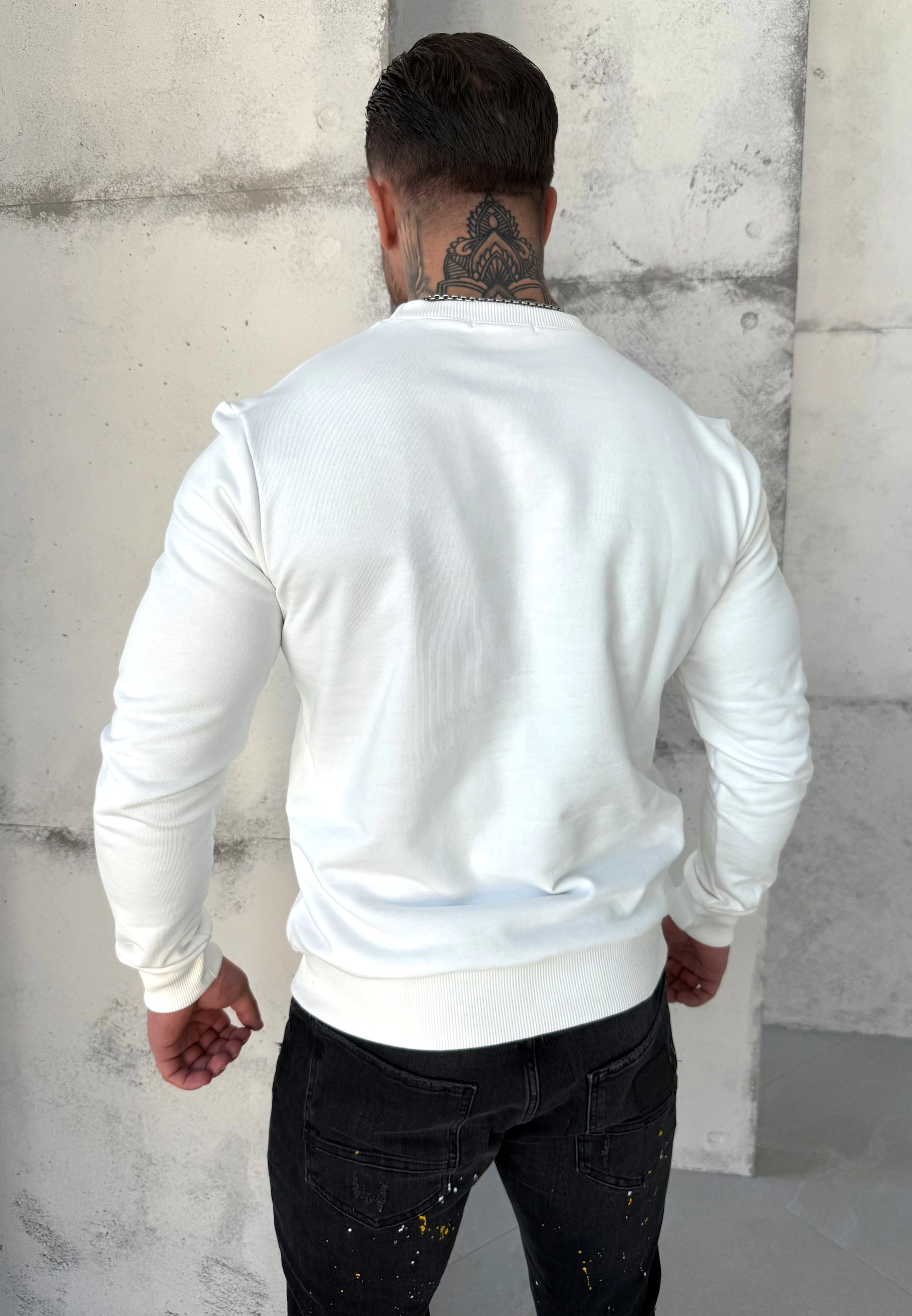 Men’s Sweatshirt Anarchy — White