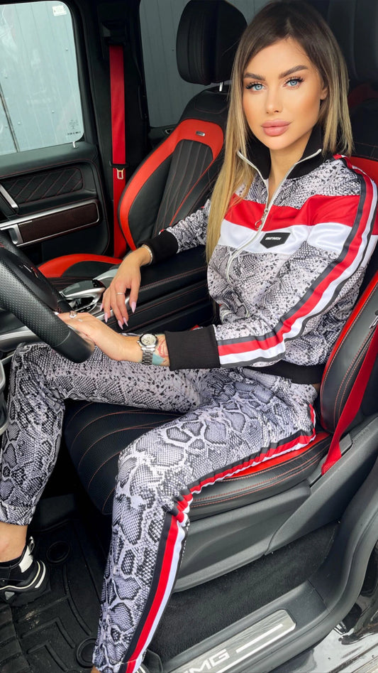 Women’s Printed Designer Tracksuit – Sport Snake