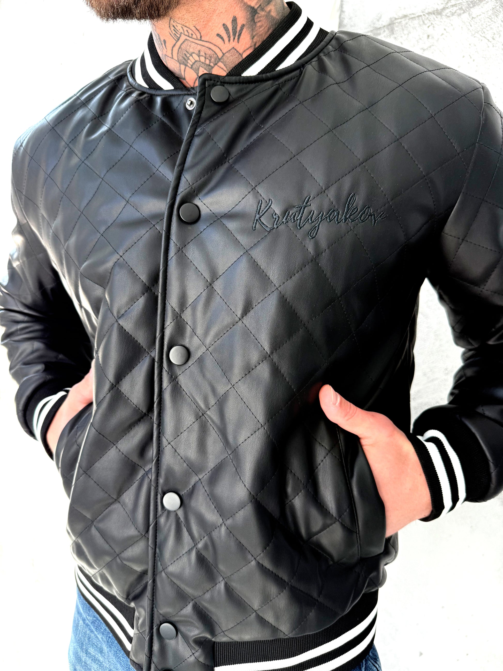 Men’s Bomber Split — Black