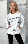 Women’s Hoodie Patterns LMGO — White Print