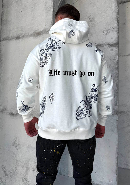 Men’s Hoodie Patterns LMGO — White