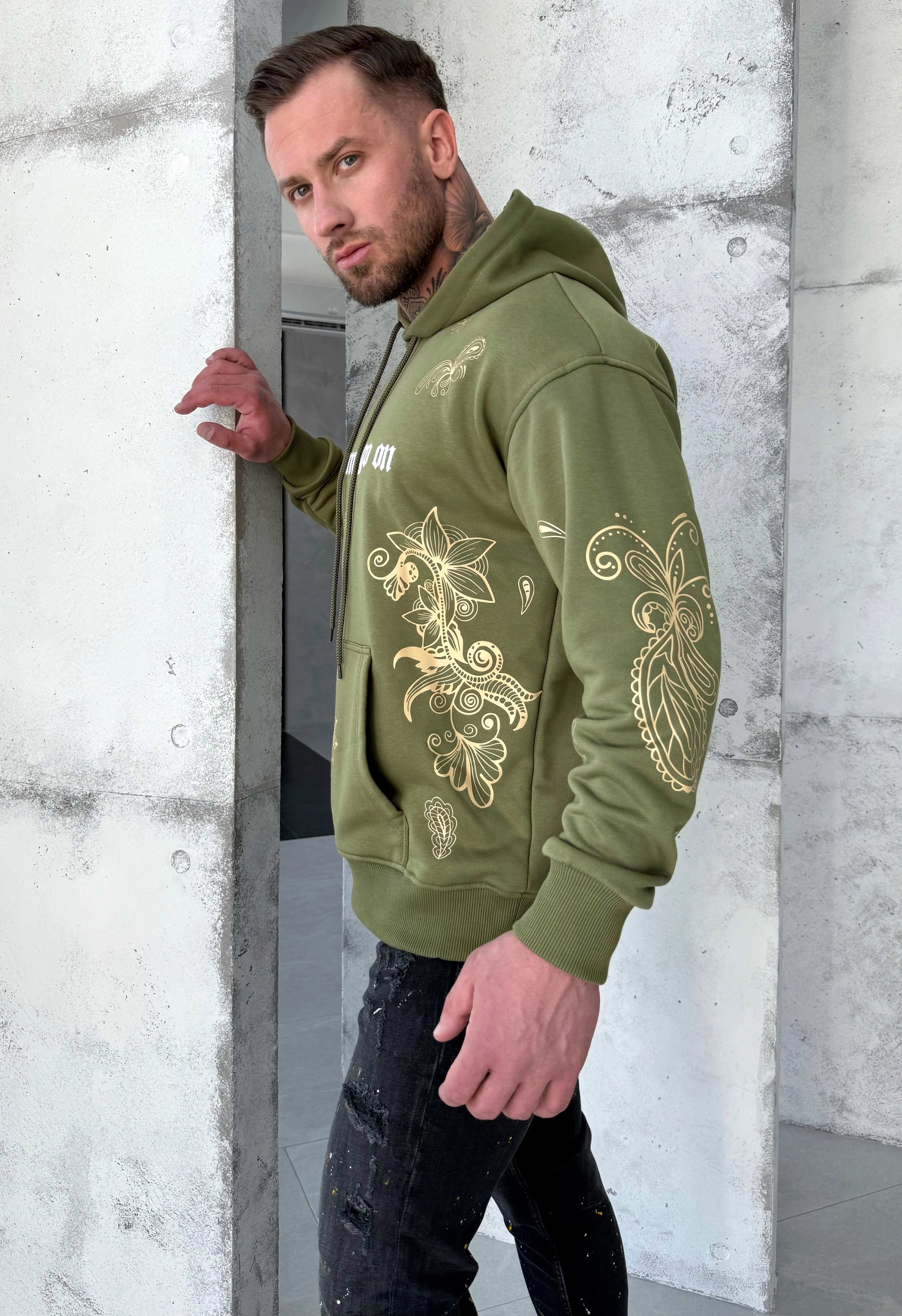 Men’s Hoodie Patterns LMGO — Khaki