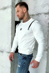 Men’s Sweatshirt Jet — White