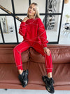 Women’s Reverse Seam Tracksuit – Inva Red