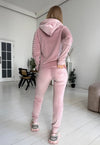 Women’s Velour Tracksuit – Relief Pink