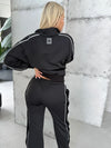 Women’s Retro 90s Tracksuit — Black Classic