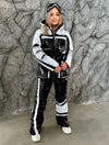 Women’s Ski Suit – One Piece Snow Suit FREYA BLACK GLOSS