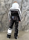 Women’s Ski Suit – One Piece Snow Suit FREYA BLACK GLOSS