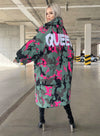 Women’s Oversized Winter Puffer Coat – Vale Camo Queen