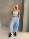 Women’s Cut-Out Joggers Five-Ring— Blue