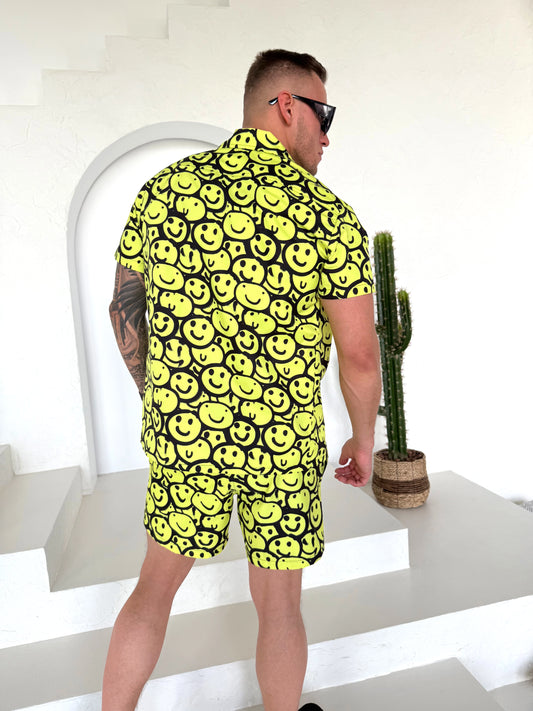 Men’s Beach Set Smiles – Yellow