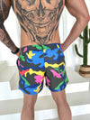 Men’s Swimshorts Camo Bright – Multicolor
