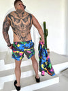 Men’s Beach Set Camo Bright – Multicolor