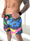 Men’s Swimshorts Camo Bright – Multicolor