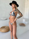 Women’s Swimsuit Tango Zebra Bikini – White