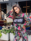 Women’s Printed Tracksuit – Camouflage Diamond