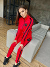 Women’s Sport Tracksuit – Oblivion Red