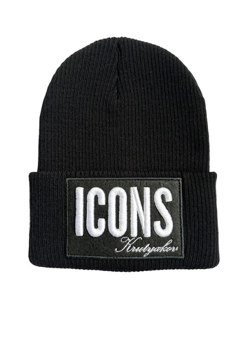 Women’s Beanie Icons 2 – Black