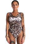 Women’s Bodysuit Queen Leo Print
