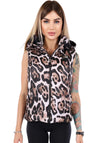 Women’s Leopard Puffer Vest Leo Classic